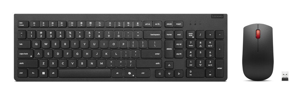 EAN 195892116622 - Lenovo 4X31R64457 teclado Ratón incluido Oficina RF inalámbrico Belga, Inglés Negro imagen 1