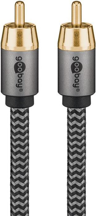 EAN 4040849652967 - Goobay 65296 cable de audio 2 m RCA Plata, Negro imagen 3
