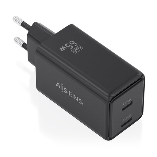 EAN 8435739904329 - AISENS ASCH-65W2P079-BK cargador de dispositivo móvil imagen 1