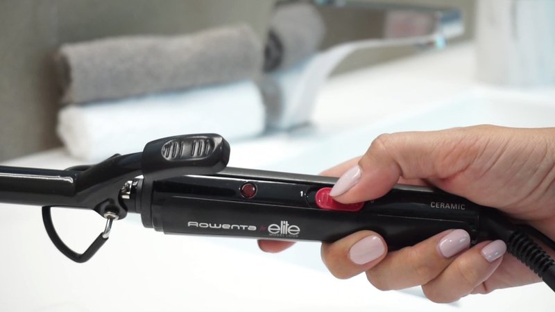 EAN 3121040045893 - Rowenta For Elite CF2112 Rizador de pelo Caliente Negro 25 W 1,8 m imagen 5