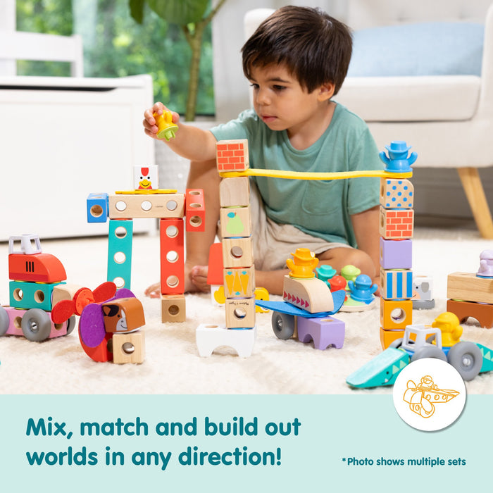 EAN 681147005471 - Melissa & Doug MDT BBN Blockables Farm Friends GML imagen 6