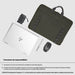 EAN 0197961660456 - HP 15.6 Modular Laptop Sleeve 39,6 cm (15.6") Verde, Gris imagen 6