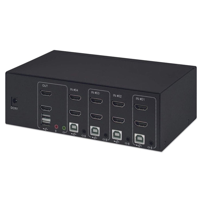 EAN 0766623153539 - Manhattan 153539 interruptor KVM Negro imagen 4