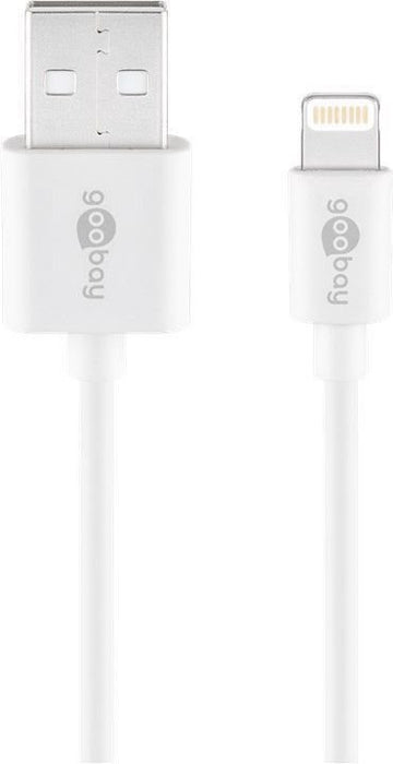 EAN 4040849729072 - Goobay 72907 cable de conector Lightning 2 m Blanco imagen 1