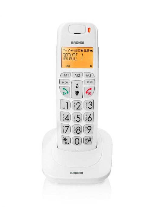 EAN 8015908760316 - Brondi Bravo Bright Teléfono DECT Identificador de llamadas Blanco imagen 1