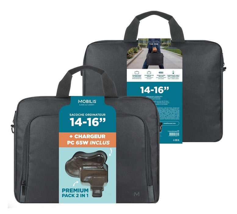 EAN 3700992538471 - Mobilis 003089 maletines para portátil 40,6 cm (16") Maletín Toploader Negro imagen 3