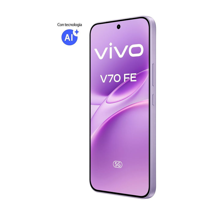 EAN 6932204524195 - VIVO V70 FE 17,4 cm (6.83") SIM doble Android 16.0 5G USB Tipo C 8 GB 256 GB 7000 mAh Púrpura imagen 6