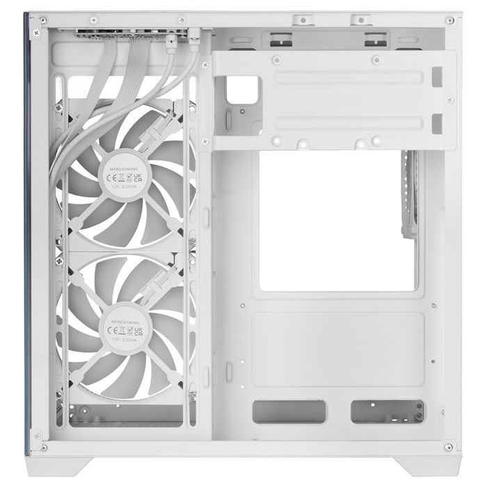 EAN 8435693114444 - Mars Gaming MCVIEW3W carcasa de ordenador Mini Tower Blanco imagen 9