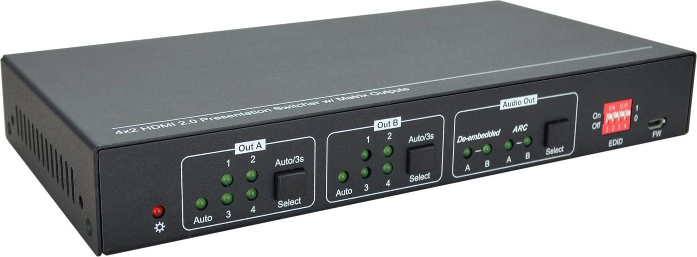 EAN 5706998972637 - Vivolink VLHDMIMAT4X2RS matriz de conmutación Matriz de conmutación con escalador 7,5 W imagen 6