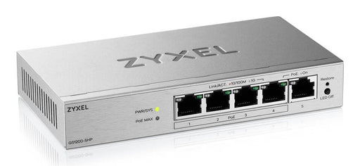 EAN 4718937649815 - Zyxel GS1200-5HPV3 Gestionado L2 Gigabit Ethernet (10/100/1000) Energía sobre Ethernet (PoE) Escritorio G imagen 2
