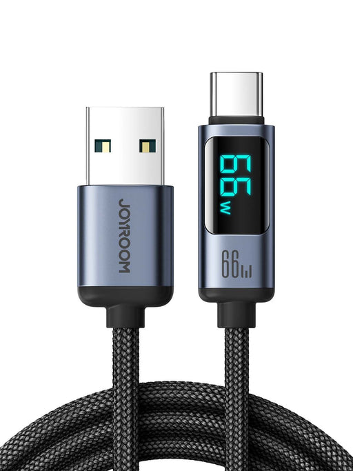 EAN 6956116750619 - JOYROOM S-AC066A16 cable USB 1,2 m USB A USB C 4,8 Gbit/s 66 W Negro imagen 1