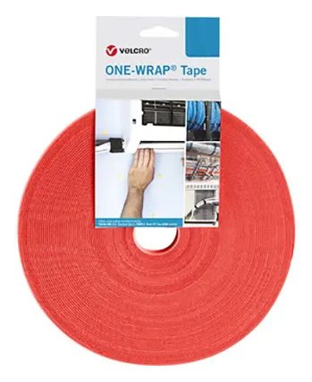 EAN 8412355641050 - Velcro One Wrap Tape presilla Velcro cable tie Polipropileno (PP) Rojo 1 pieza(s) imagen 1