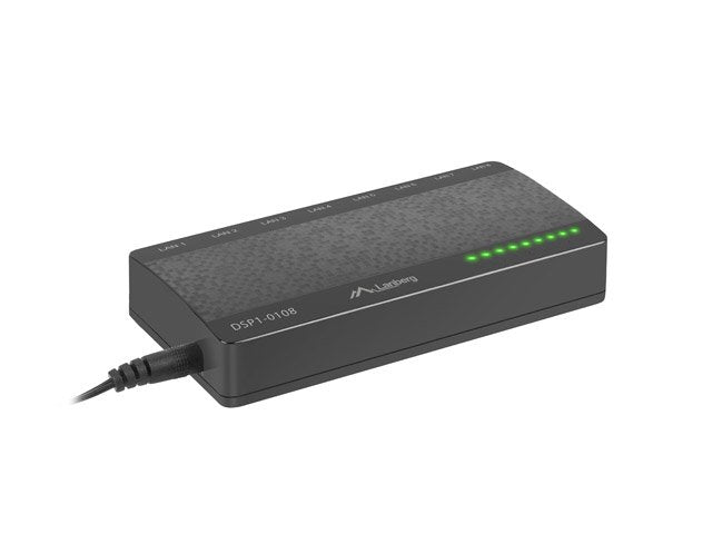EAN 5901969415681 - Lanberg DSP1-0108 switch No administrado Fast Ethernet (10/100) Negro imagen 3