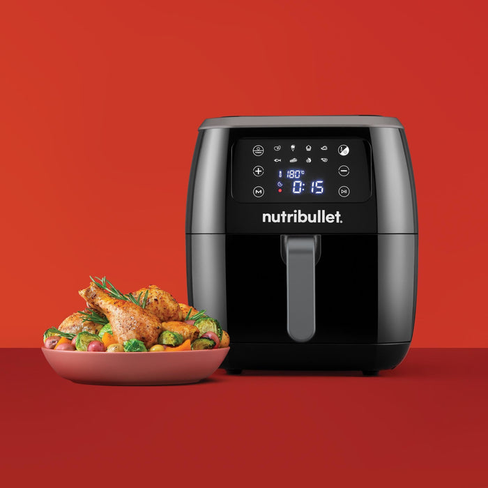 EAN 8006447002180 - NutriBullet XXL Digital Air Fryer Sencillo 7 L Independiente 1800 W Freidora de aire caliente Negro imagen 3
