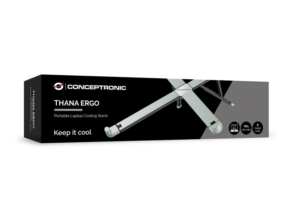 EAN 4015867244340 - Conceptronic THANA11G soporte para ordenador portátil Gris 43,9 cm (17.3") imagen 5