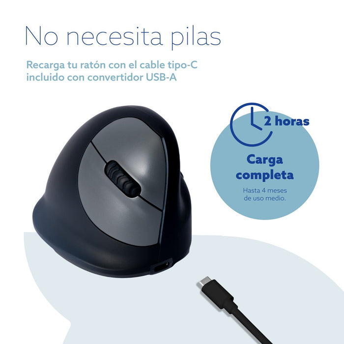 EAN 8719274491668 - R-Go Tools RGOHBRSWLBL ratón Oficina mano derecha Bluetooth Óptico 2400 DPI imagen 12