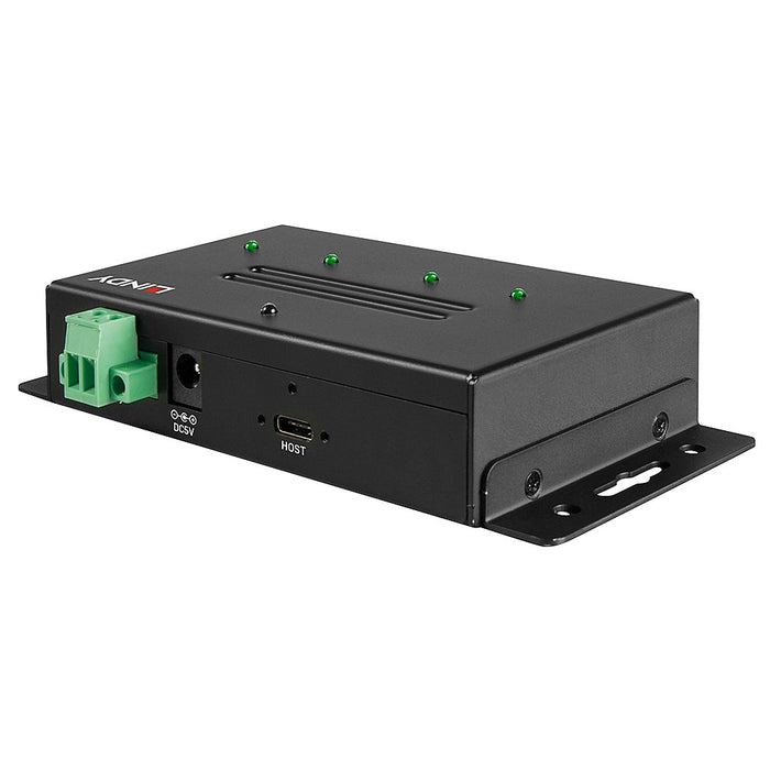 EAN 4002888430944 - Lindy 43094 hub de interfaz USB 3.2 Gen 2 (3.1 Gen 2) Type-C 10000 Mbit/s Negro imagen 2