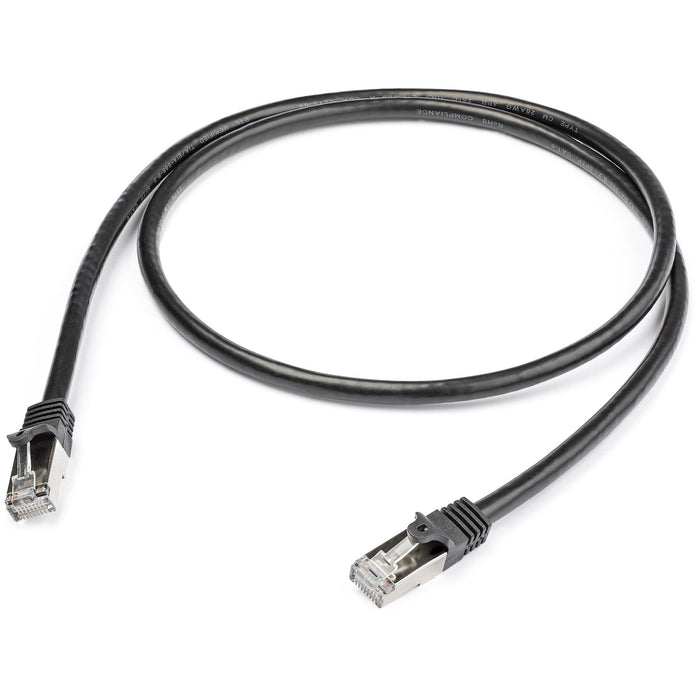 EAN 0065030863407 - StarTech.com N6SPAT1MBK cable de red Negro 1 m Cat6 SF/UTP (S-FTP) imagen 5