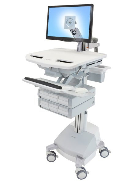 EAN 698833043990 - Ergotron StyleView Aluminio, Gris, Blanco Panel plano Carro multimedia imagen 1