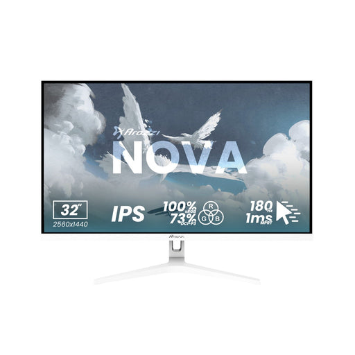 EAN 0850054766915 - Arozzi Nova 32″ pantalla para PC 80 cm (31.5") 2560 x 1440 Pixeles Quad HD LED Blanco imagen 1