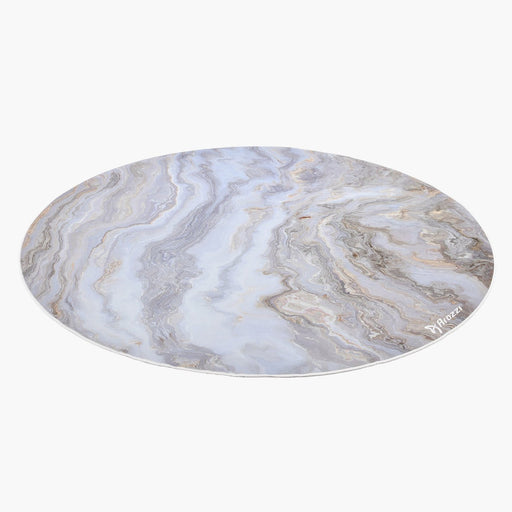 EAN 0850047390929 - Arozzi Zona Round Floor Pad Blanco, Color mármol Microfibra, Caucho imagen 1