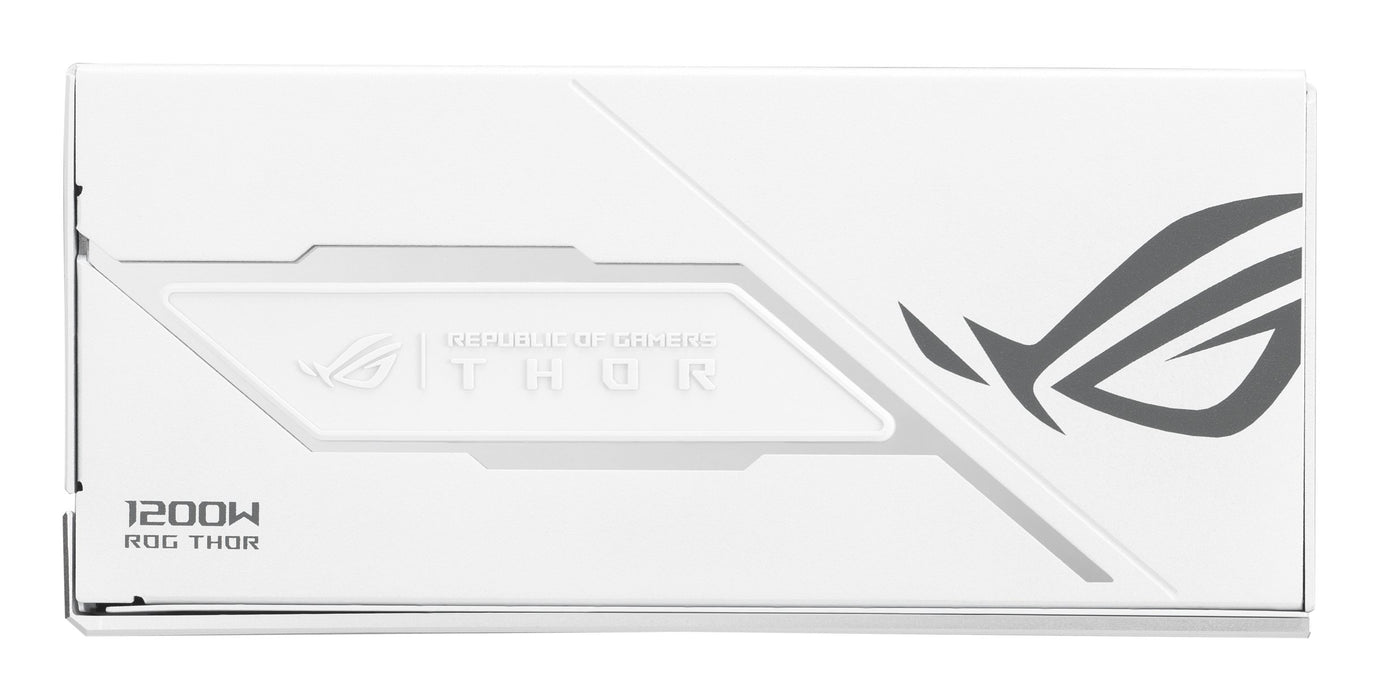 EAN 4711636458016 - ASUS ROG -THOR-1200P3-WHITE-GAMING-E unidad de fuente de alimentación 1200 W 24-pin ATX ATX Blanco imagen 3