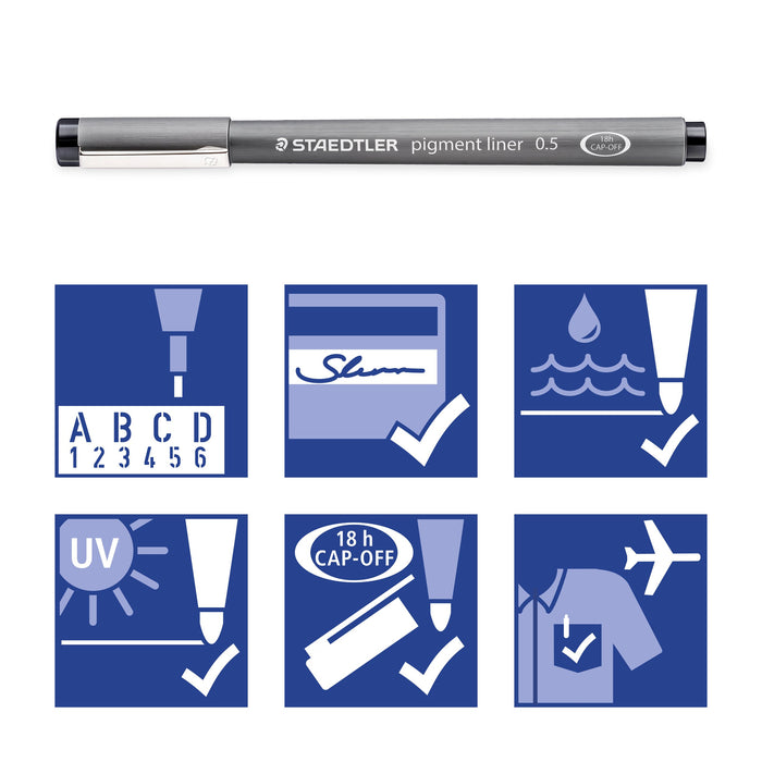 EAN 4007817308356 - Staedtler 308 SB6P rotulador de punta fina Negro 6 pieza(s) imagen 6