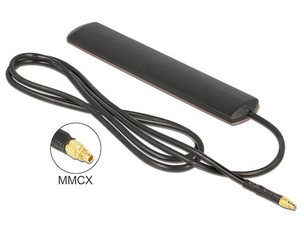 EAN 4043619895250 - DeLOCK 89525 antena para red Antena omnidireccional MMCX 3 dBi imagen 2