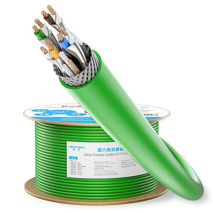 EAN 6922794792227 - Vention IHTG305 cable de red Verde Cat6a imagen 3