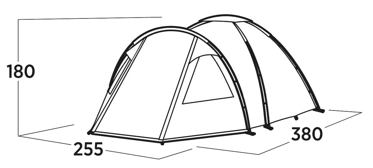 EAN 5709388144850 - Easy Camp Kinn 4 Verde Tienda de cúpula/iglú imagen 5