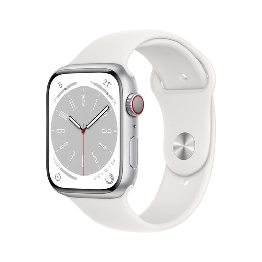 EAN 0194253239529 - Apple Watch Series 8 OLED 45 mm Digital 396 x 484 Pixeles Pantalla táctil 4G Plata Wifi GPS (satélite) imagen 1