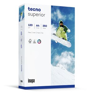 EAN 4011211074359 - inapa-tecno tecno Superior papel para impresora de inyección de tinta A4 (210x297 mm) 250 hojas Blanco imagen 1
