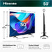 EAN 6942351430263 - Hisense 50A6S 127 cm (50") 4K Ultra HD Smart TV Wifi Negro imagen 2