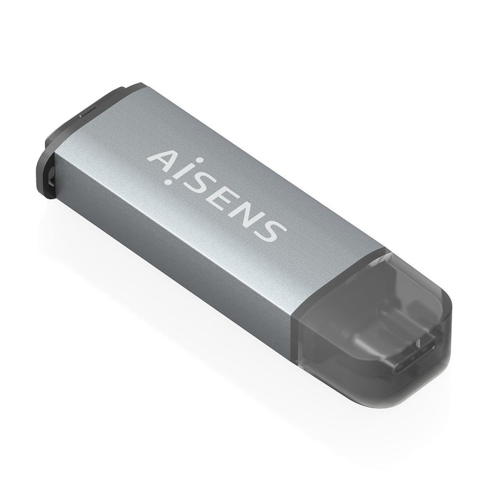 EAN 8435739903322 - AISENS ASCR-2C10-GR lector de tarjeta USB 3.2 Gen 1 (3.1 Gen 1) Type-C imagen 2