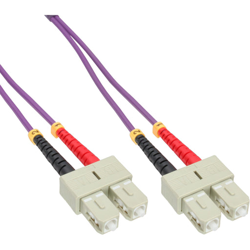 EAN 4043718248797 - InLine 83575P Cable de fibra óptica e InfiniBand 7,5 m 2x SC Púrpura imagen 1
