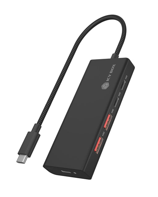 EAN 4250078174110 - ICY BOX IB-HUB1436-CPD Alámbrico USB 3.2 Gen 2 (3.1 Gen 2) Type-A Negro imagen 1