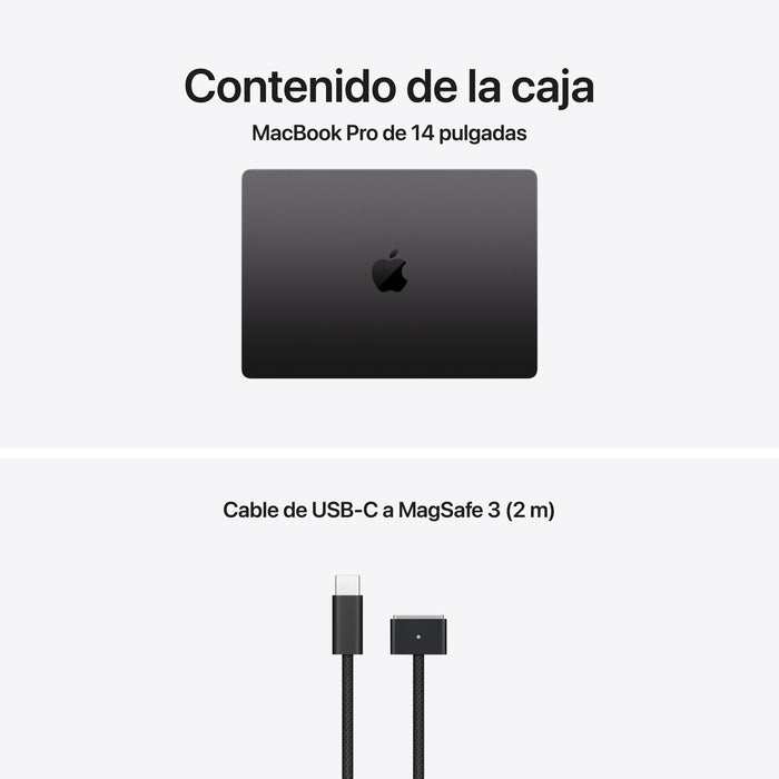 EAN 0195950489644 - Apple MacBook Pro Apple M M5 Portátil 36,1 cm (14.2") 16 GB 1 TB SSD Wi-Fi 6E (802.11ax) macOS Tahoe Negr imagen 9