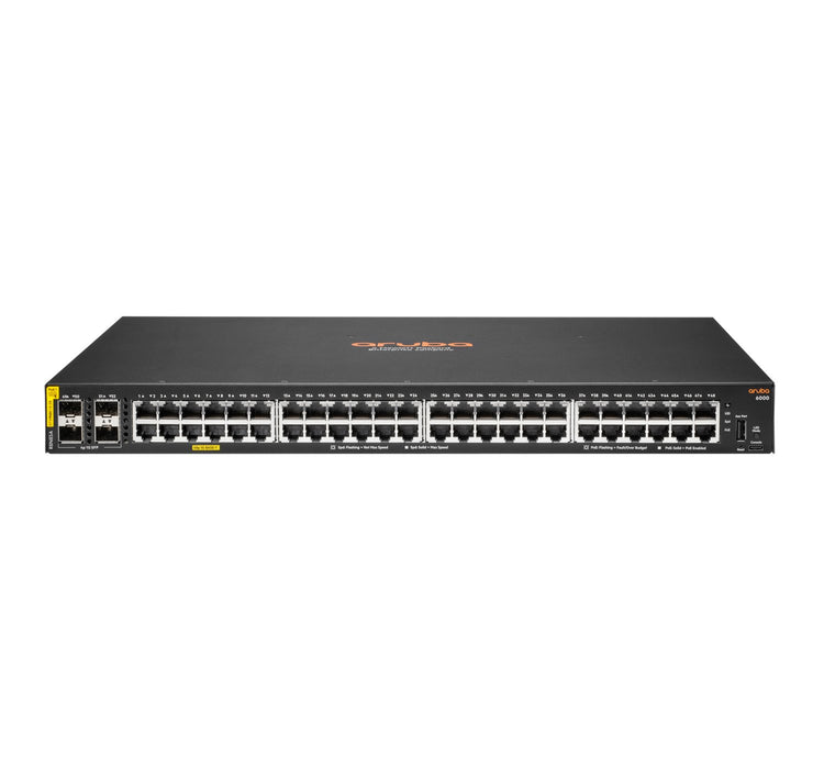 EAN 5704174943938 - HPE Aruba Networking CX 6000 48G Class4 PoE 4SFP 370W Gestionado L3 Gigabit Ethernet (10/100/1000) Energí imagen 1
