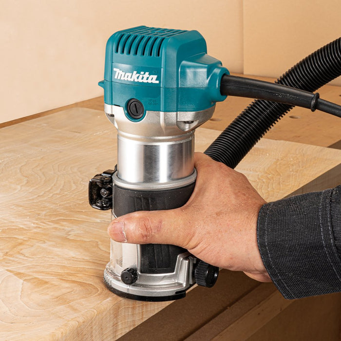 EAN 0088381752619 - Makita RT0702C fresadora y desbastadora Verde, Gris 34000 RPM 710 W imagen 14
