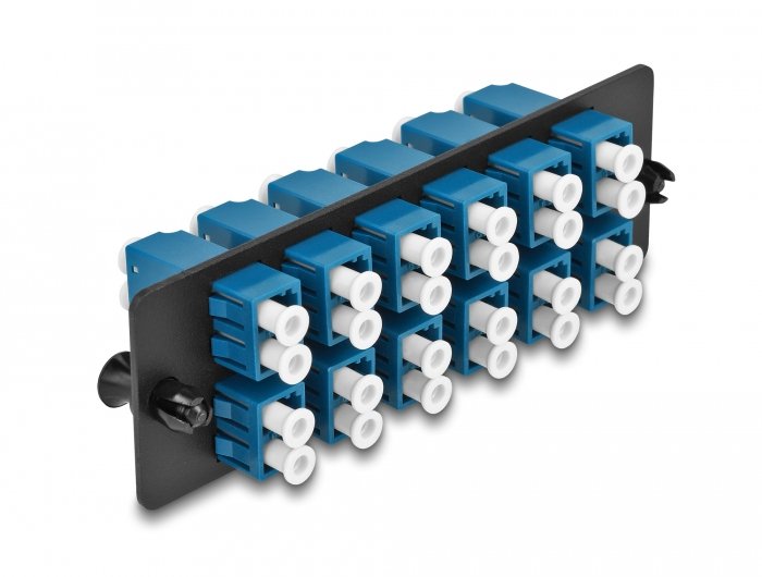 EAN 4043619669301 - DeLOCK 66930 adaptador de fibra óptica LC/LC 1 pieza(s) Negro, Azul imagen 1