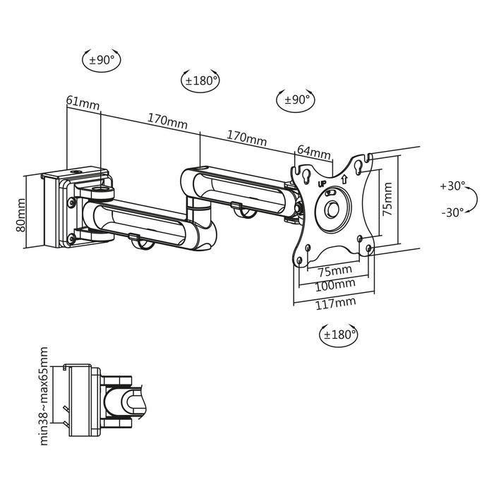 EAN 4043718293377 - InLine 23183B accesorio para soporte de monitor imagen 6