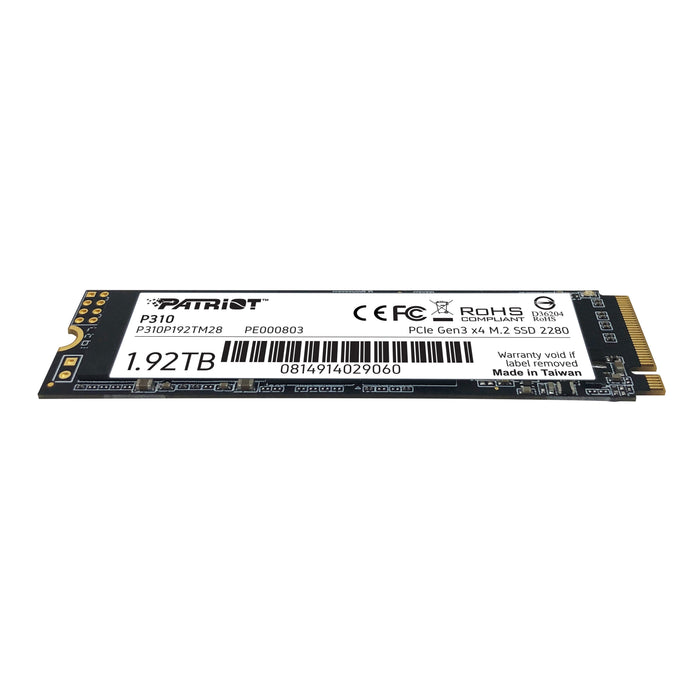 EAN 814914029060 - Patriot Memory P310 1,92 TB M.2 PCI Express 3.0 NVMe imagen 3