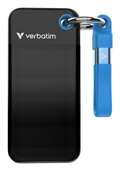 EAN 23942322832 - Verbatim Pocket SSD 512 GB USB Tipo C 3.2 Gen 2 (3.1 Gen 2) Negro, Azul imagen 1