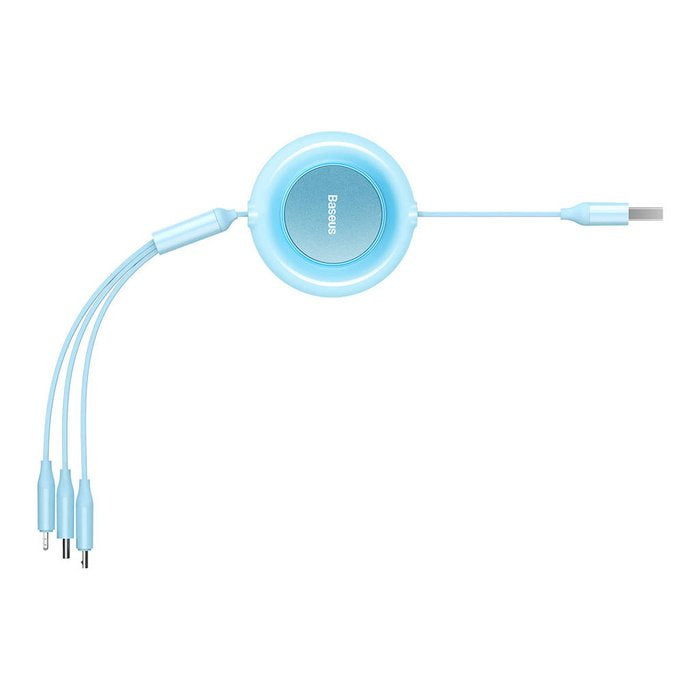EAN 6932172609047 - Baseus CAMJ010017 cable USB USB 2.0 1,1 m USB A USB C/Micro-USB B/Lightning Azul imagen 3