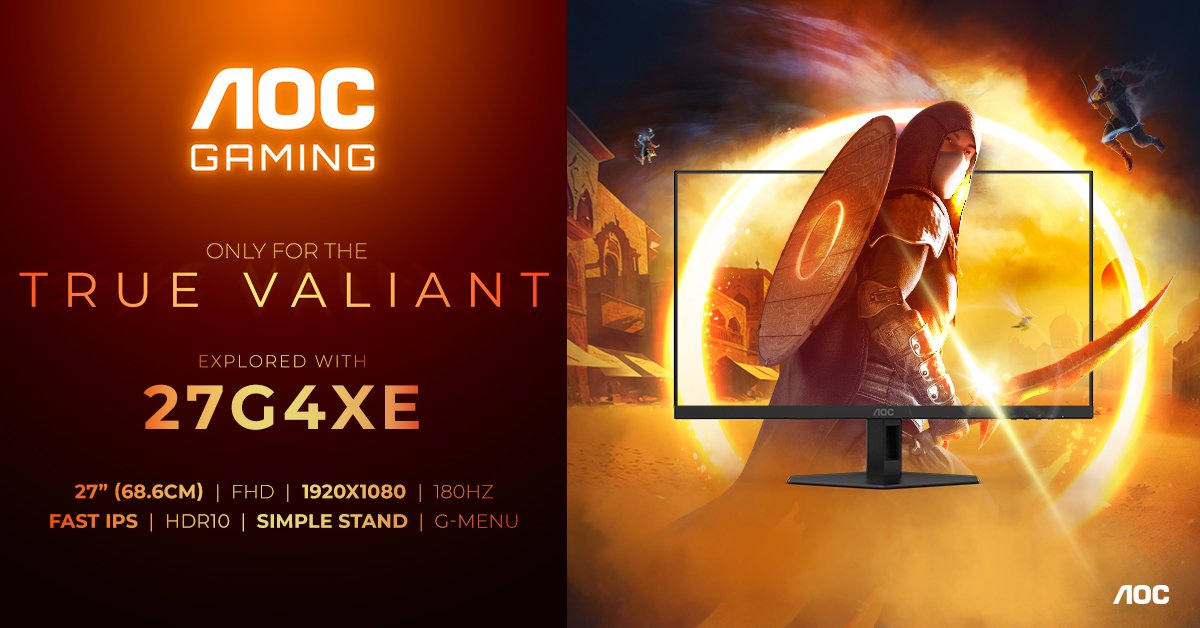 EAN 4038986182034 - AOC 27G4XE pantalla para PC 68,6 cm (27") 1920 x 1080 Pixeles Full HD LCD Negro, Gris imagen 15