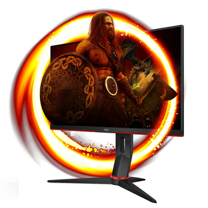 EAN 4038986141208 - AOC G2 Q24G2A/BK pantalla para PC 60,5 cm (23.8") 2560 x 1440 Pixeles Quad HD LCD Negro, Rojo imagen 4