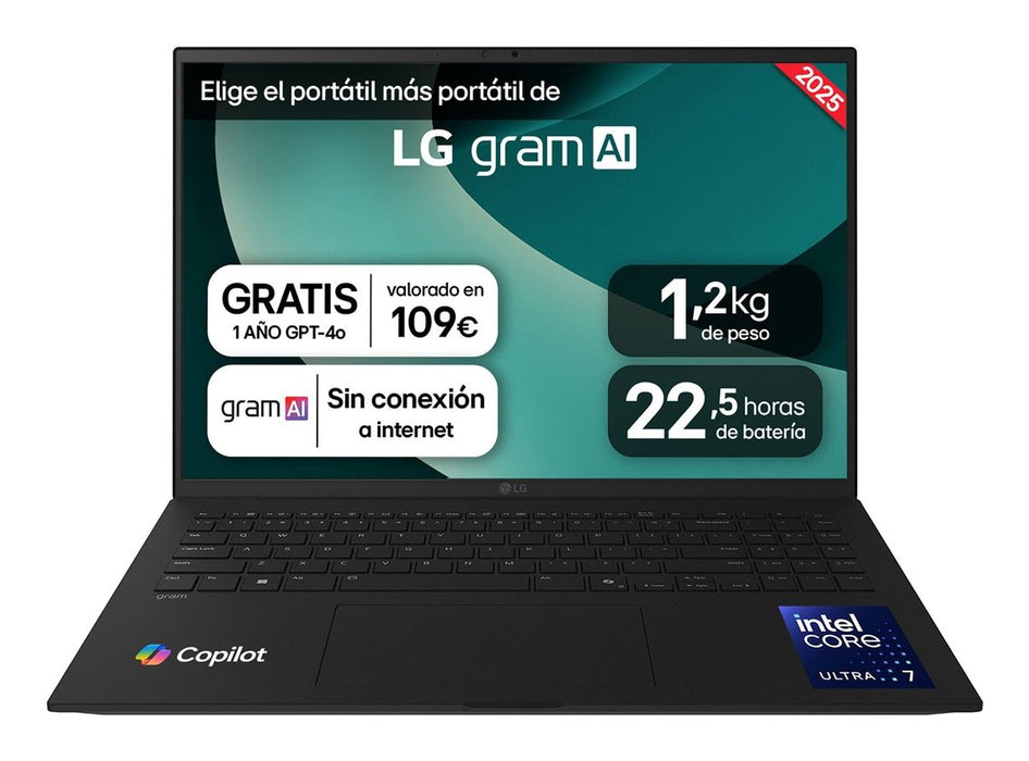 EAN 8806096666708 - LG Gram 16ZD90T-G.AX88B ordenador portatil Intel Core Ultra 7 255H Portátil 40,6 cm (16") WQXGA 32 GB LPD imagen 1
