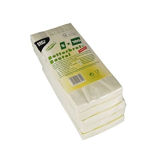 EAN 4002911143124 - Papstar 14312 bolsa para almacenamiento de alimentos 500 pieza(s) Blanco imagen 1
