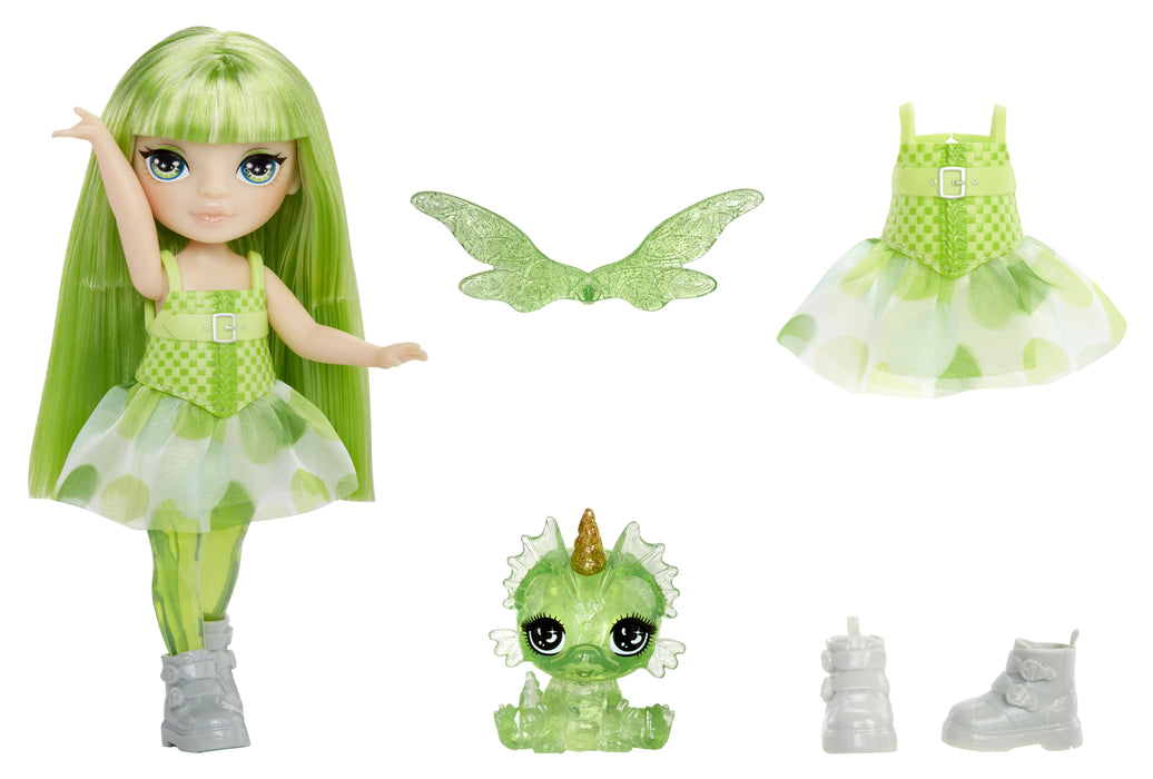 EAN 35051543404 - Rainbow High Littles Rainbow Fantasy Fairies Doll- Emerald (Green) imagen 3