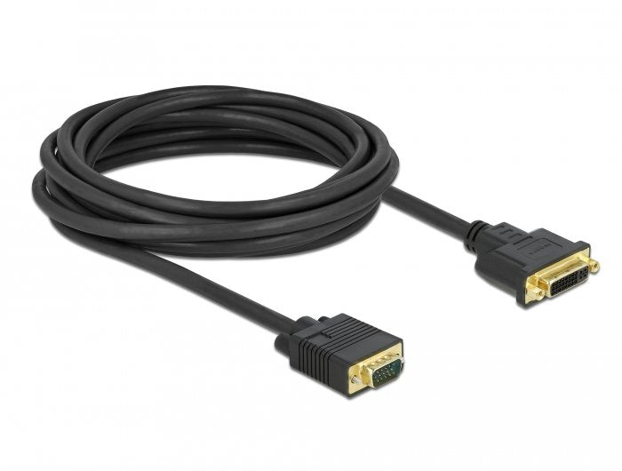 EAN 4043619867592 - DeLOCK 86759 adaptador de cable de vídeo DVI-A VGA (D-Sub) Negro imagen 1